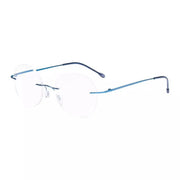 eyekeeper.com Stylish Round Frameless Reading Glasses Rimless Readers RWK9910 Eyeglasses