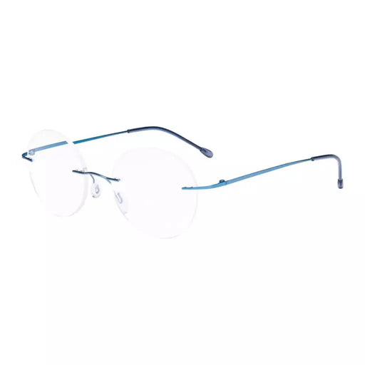 eyekeeper.com Stylish Round Frameless Reading Glasses Rimless Readers RWK9910 Eyeglasses