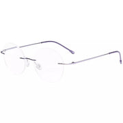 eyekeeper.com Stylish Round Frameless Reading Glasses Rimless Readers RWK9910 Eyeglasses