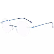 eyekeeper.com Stylish Round Frameless Reading Glasses Rimless Readers RWK9910 Eyeglasses
