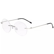 eyekeeper.com Stylish Round Frameless Reading Glasses Rimless Readers RWK9910 Eyeglasses