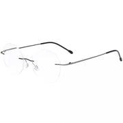 eyekeeper.com Stylish Round Frameless Reading Glasses Rimless Readers RWK9910 Eyeglasses