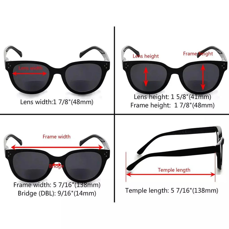 eyekeeper.com Stylish Thicker Frame Bifocal Reading Sunglasses SBR9110 Sunglasses
