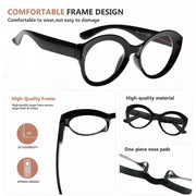 eyekeeper.com Stylish Thicker Frame Round Reading Glasses R2004 Eyeglasses
