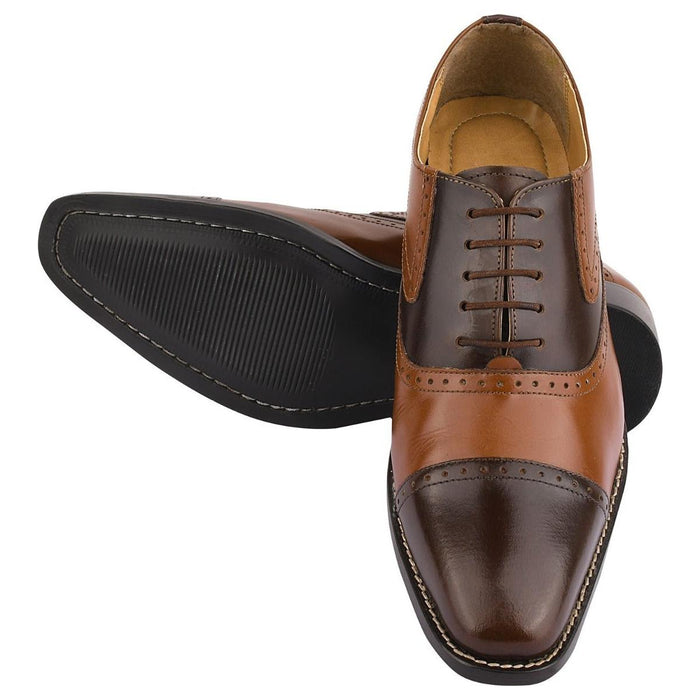 Suave Leather Oxford Style Dress Shoes