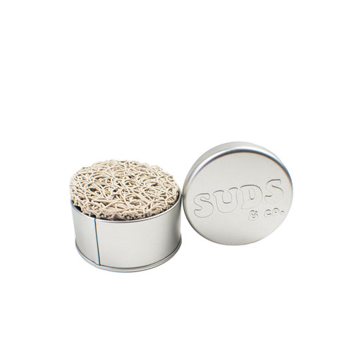 ZeroWasteStore.com Suds & Co. Travel Tin - Shampoo + Conditioner Storage, Container ONLY Soap Dishes & Holders White Smoke Tin With Soap Lift