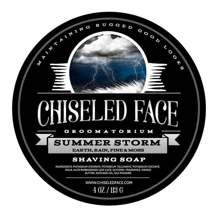 Chiseled Face Summer Storm - Shaving Soap