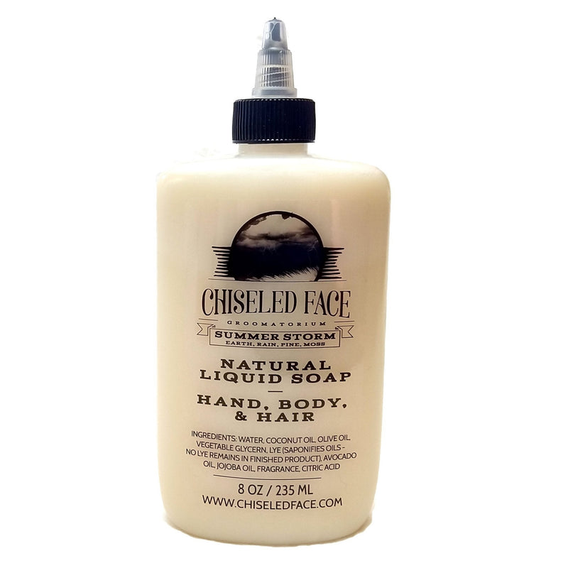 Chiseled Face Summer Storm Liquid Soap Bath