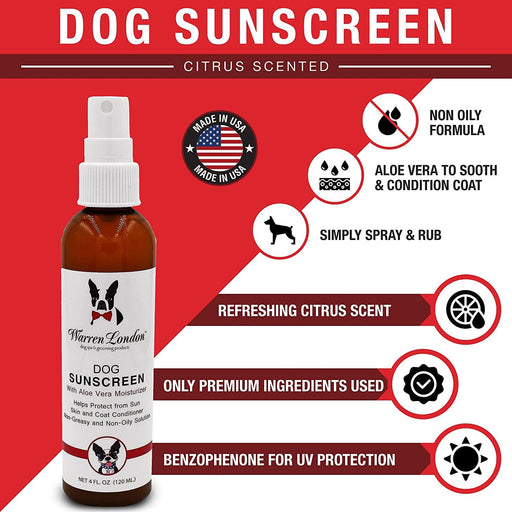 Warren London - Warren London - Dog Sunscreen With Aloe Vera Moisturizer