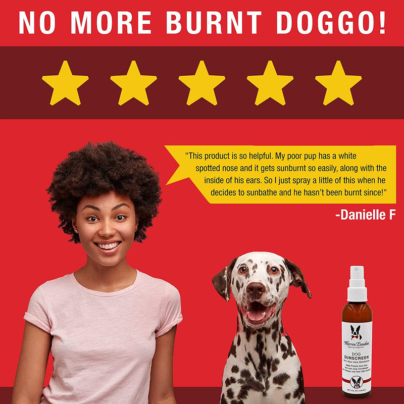 Warren London Dog Sunscreen With Aloe Vera Moisturizer Spa Product