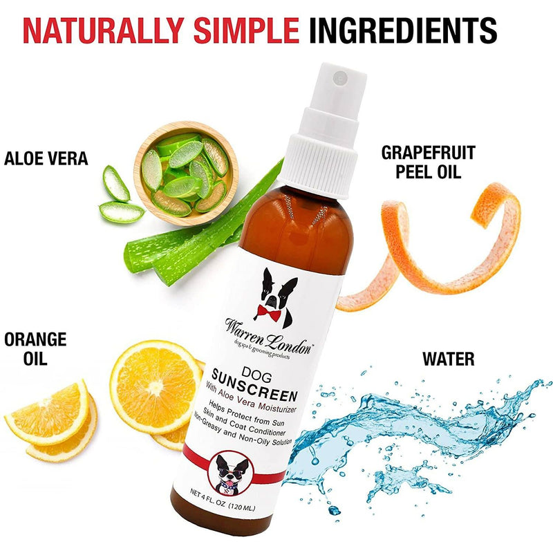 Warren London Dog Sunscreen With Aloe Vera Moisturizer Spa Product