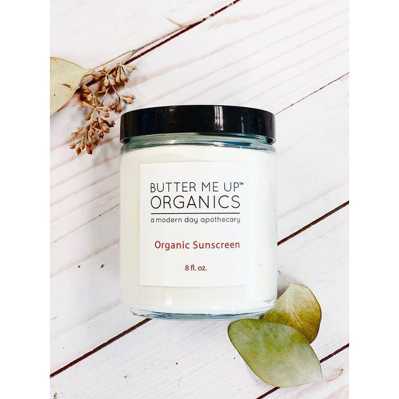 Butter Me Up Organics Natural Organic Sunscreen / Safe Sunscreen / Non-Nano Zinc Oxide Sunscreen / Sun Protection / Butter Me Up Organics Body