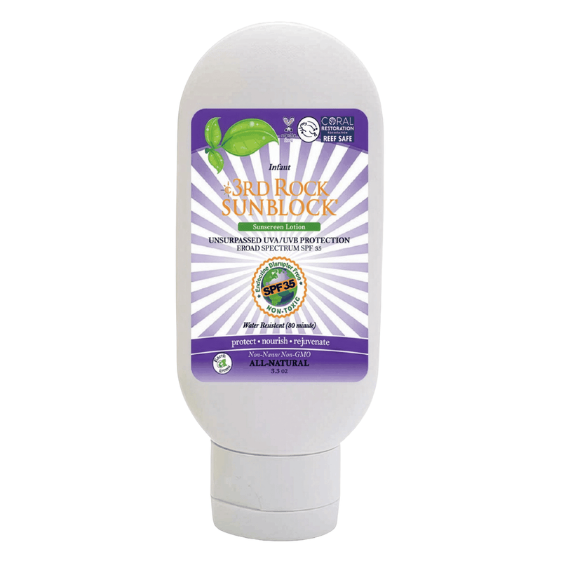 3rd Rock Essentials 3rd Rock Sunblock® For Infants - All Natural Infant Sunscreen - Zinc Oxide SPF 35 All Natural SunBlock