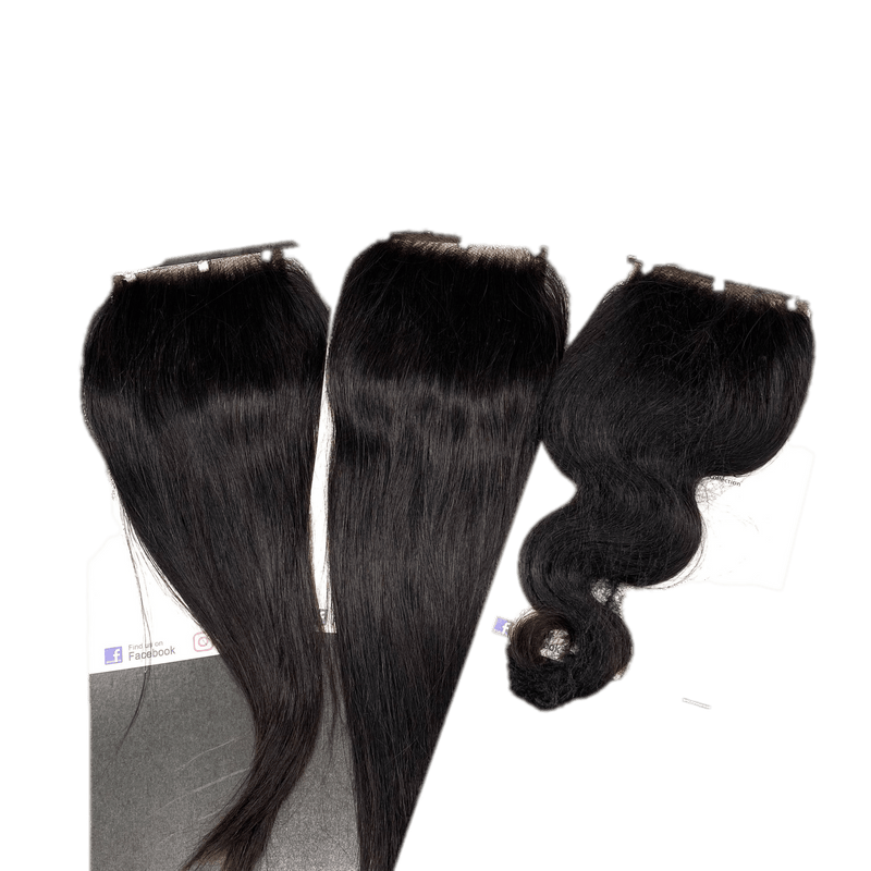 VIP Extensions Super Line  silk 4x4 closure unprocessed hair