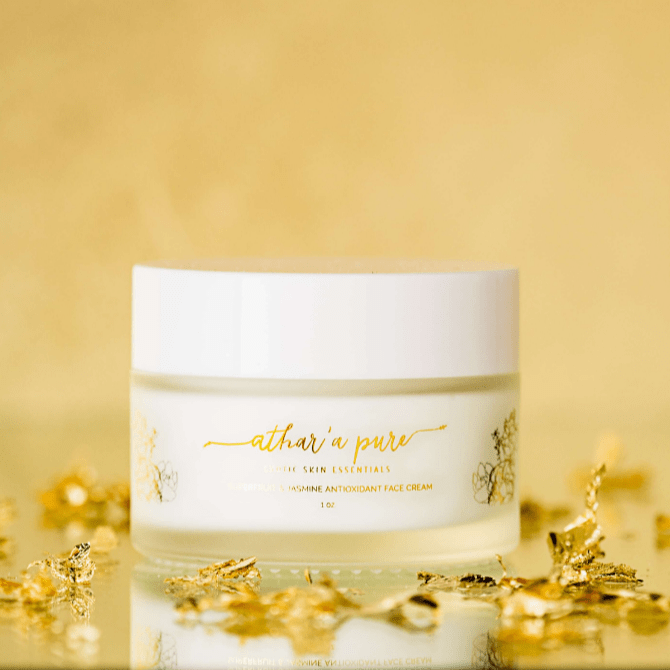 Athar'a Pure Superfruit & Jasmine Antioxidant Face Moisturizer (Organic, Vegan, 100% Natural) Face