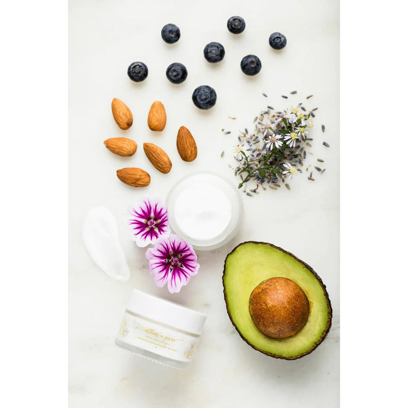 Athar'a Pure Superfruit & Jasmine Antioxidant Face Moisturizer (Organic, Vegan, 100% Natural) Face
