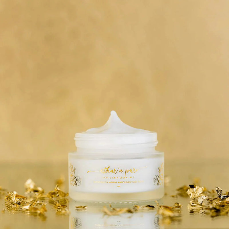Athar'a Pure Superfruit & Jasmine Antioxidant Face Moisturizer (Organic, Vegan, 100% Natural) Face