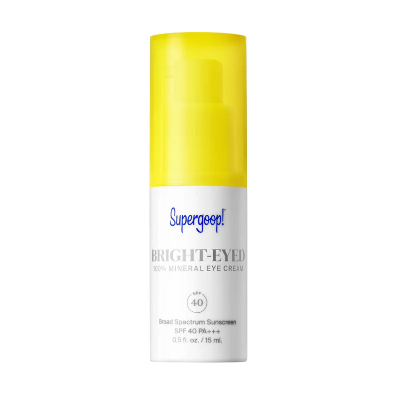 Nava Beauty Supergoop! Bright-Eyed 100% Mineral Eye Cream SPF 40 0.5 OZ White Smoke