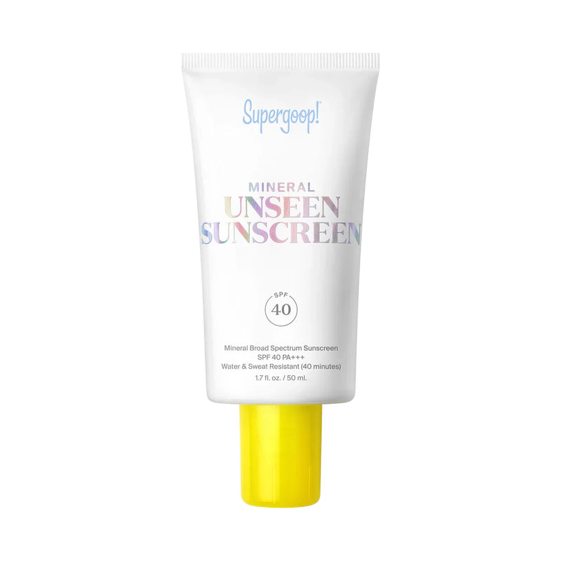Nava Beauty Supergoop! Mineral Unseen Sunscreen SPF 40 1.7 OZ White Smoke