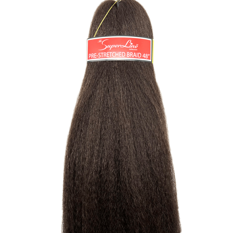 VIP Extensions Superline Synthetic Afrelle 100% Kanekalon Pre-Stretched Jumbo Braid 48' Hair Extension