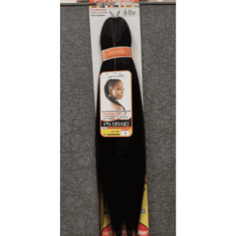 VIP Extensions Superline Synthetic Afrelle 100% Kanekalon Pre-Stretched Jumbo Braid 56"  T1B/30 Kanekalon Hair Weaving/Braiding