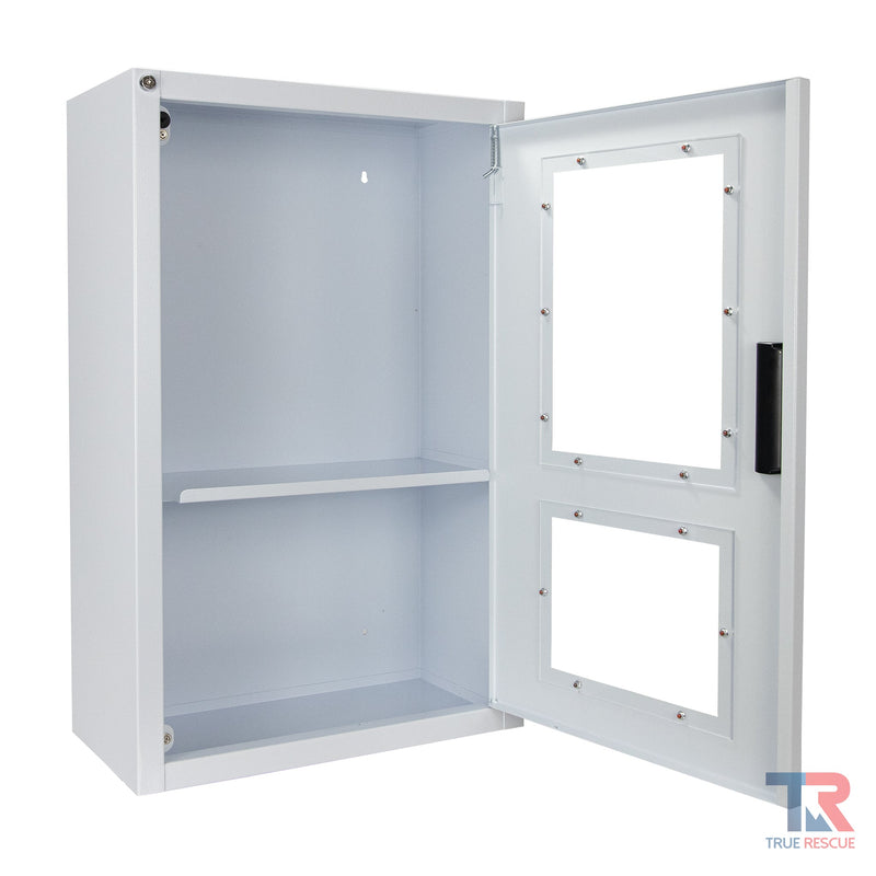 True Rescue Surface Mounted Combination Cabinet Cabinet White Smoke Non-alarmed,Alarmed,Alarmed & Strobed