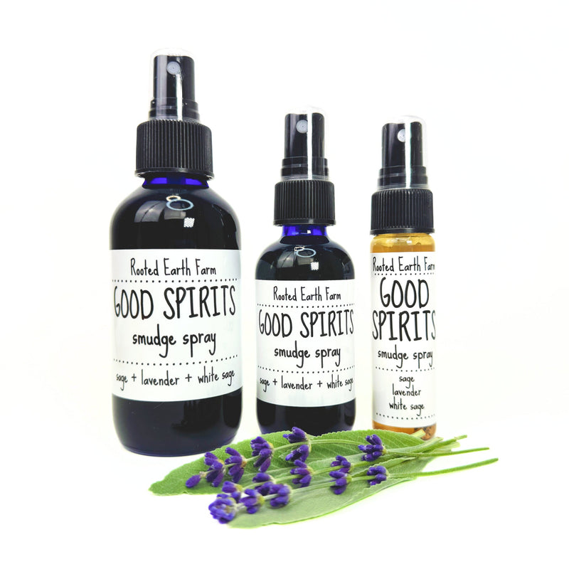 Rooted Earth Farm + Apothecary Good Spirits Smudge Spray Smudge Sprays