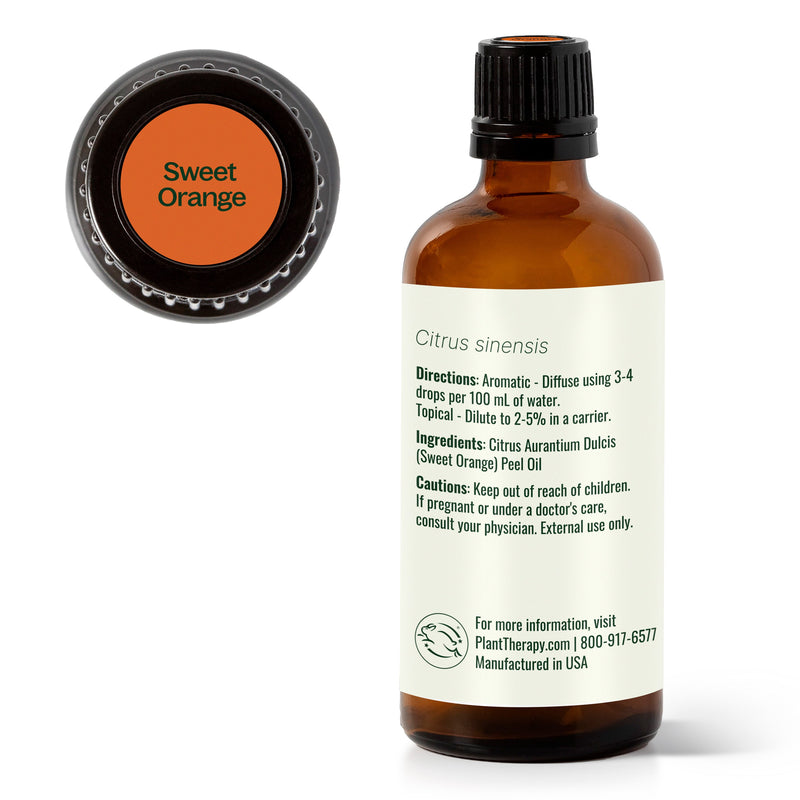 Plant Therapy Sweet Orange Essential Oil Essential Oil