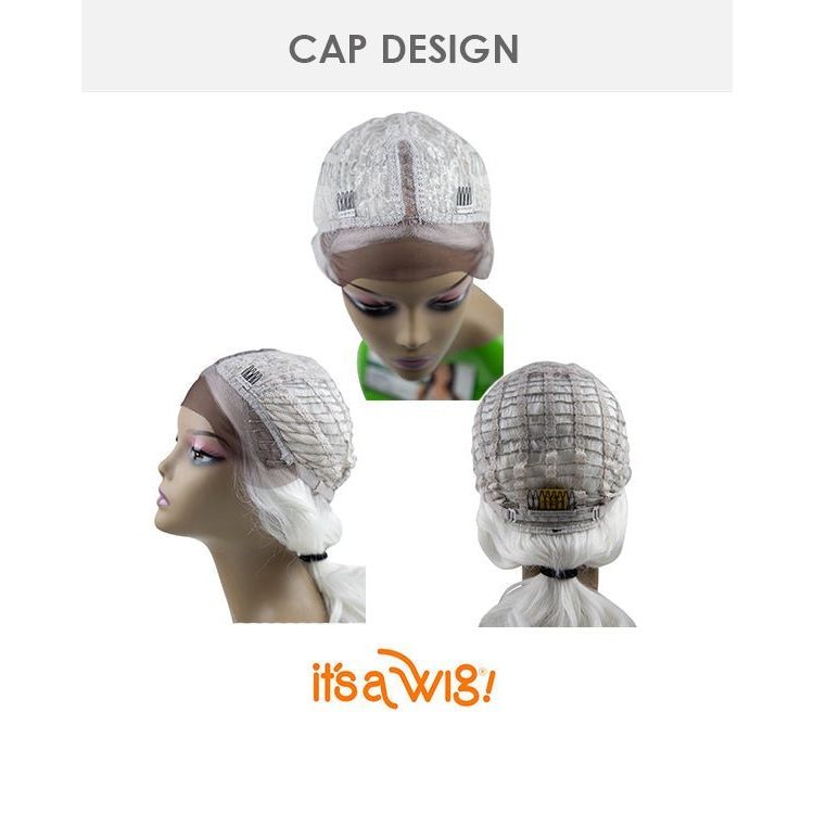 VIP Extensions Swiss Lace Houston | Lace Front Synthetic Wig by It's a Wig Synthetic Full Wigs,Deals