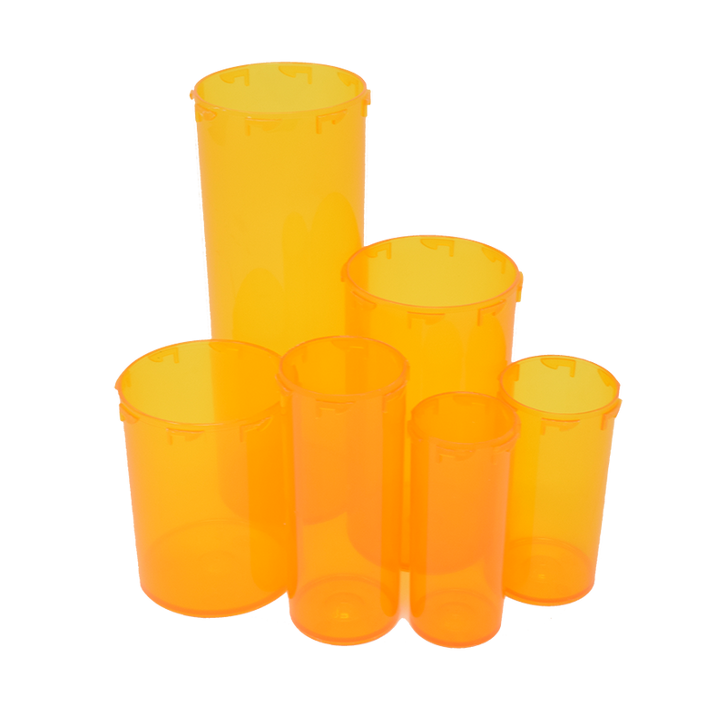 Centor In Precise  Pak  Screw-Loc Amber Plastic Vial  13 Dram 300 C Laboratory Supplies