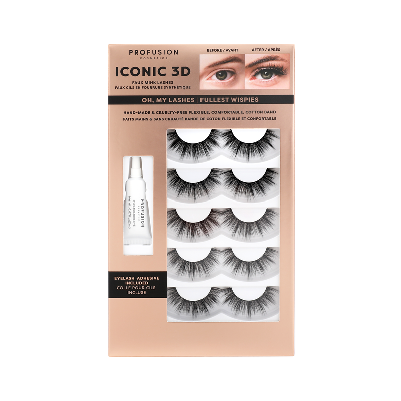 Profusion Cosmetics Iconic 3D Faux Mink Lashes Eyes