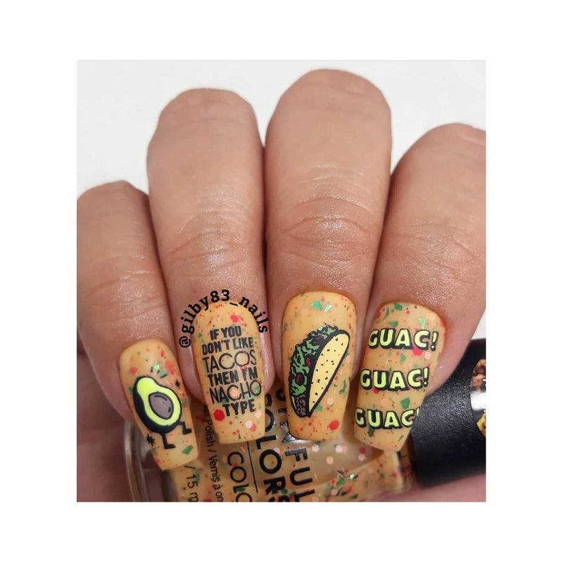 UberChic Beauty Let's Taco Bout It Stamping Plate