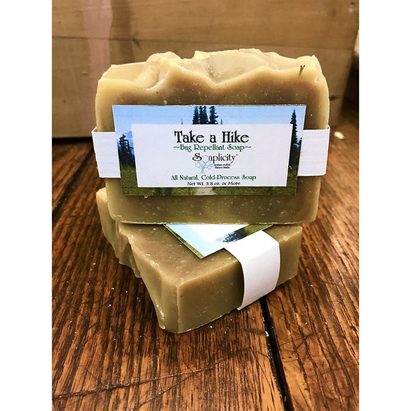 Soaplicity Take a Hike - Bug Repellent Soap with Andiroba Oil Soap Bar
