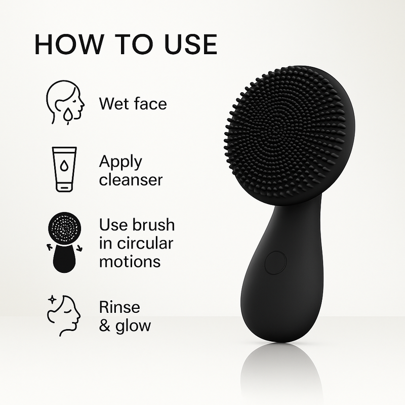ZAQ Skin & Body Tara Sonic Facial Cleansing Brush Skin Care