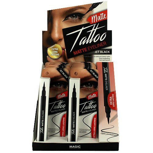 VIP Extensions Tattoo Matte Eyeliner (Jet Black) MAKE UP