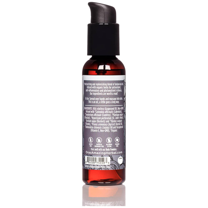 Ora's Amazing Herbal Tattoo Oil, Natural Tattoo Aftercare 2oz