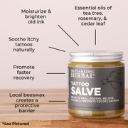 Ora's Amazing Herbal Tattoo Salve, Natural Tattoo Aftercare Health & Beauty