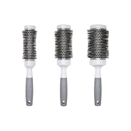 Creative Pro Hair Tools T-Curve Silver Nano Ionic Hair Brush Hair Brush