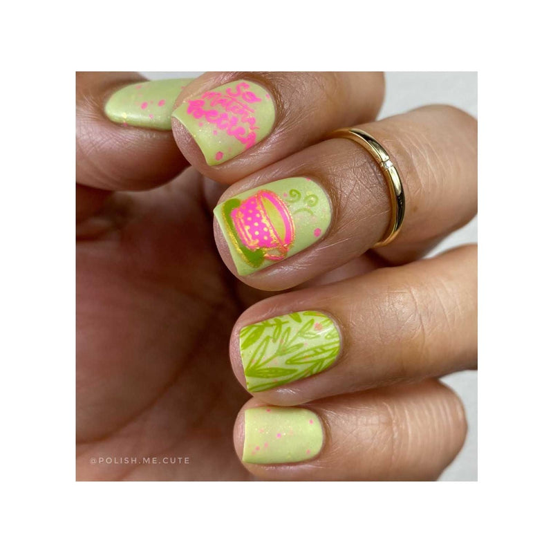 UberChic Beauty Tea Time Stamping Plate