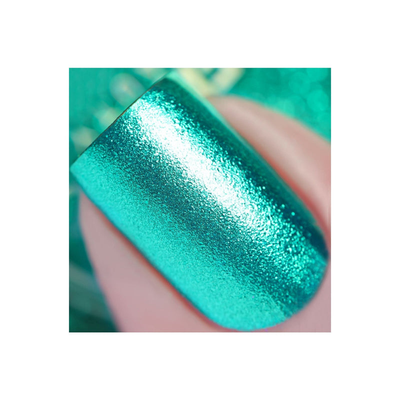 UberChic Beauty Teal Chrome Powder