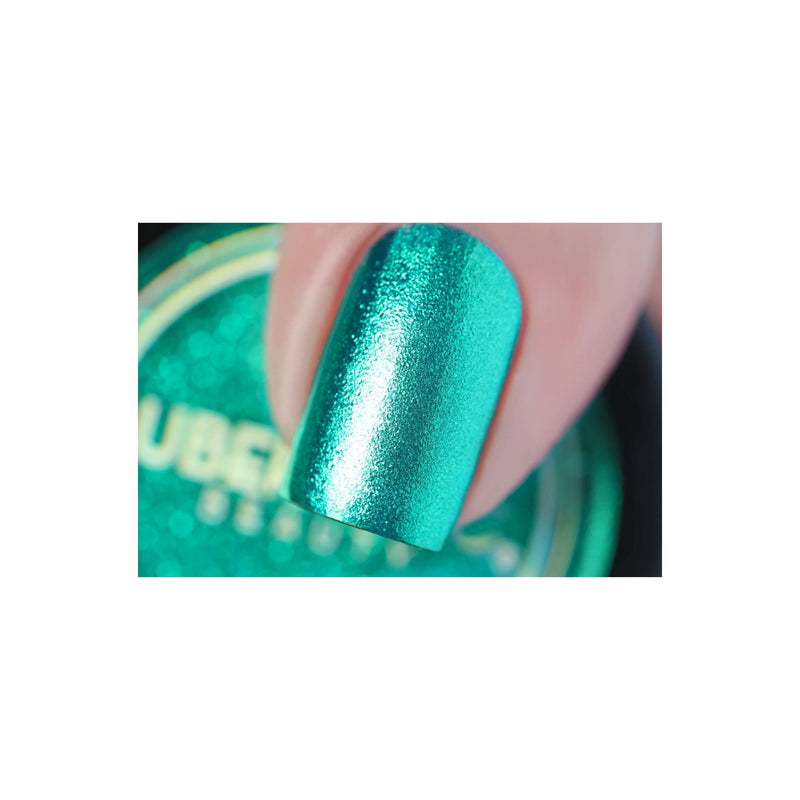UberChic Beauty Teal Chrome Powder