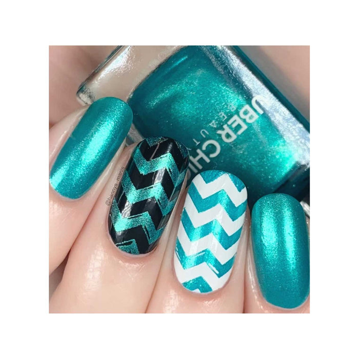 Uberchic Beauty Dance Teal Dawn   Stamping Polish