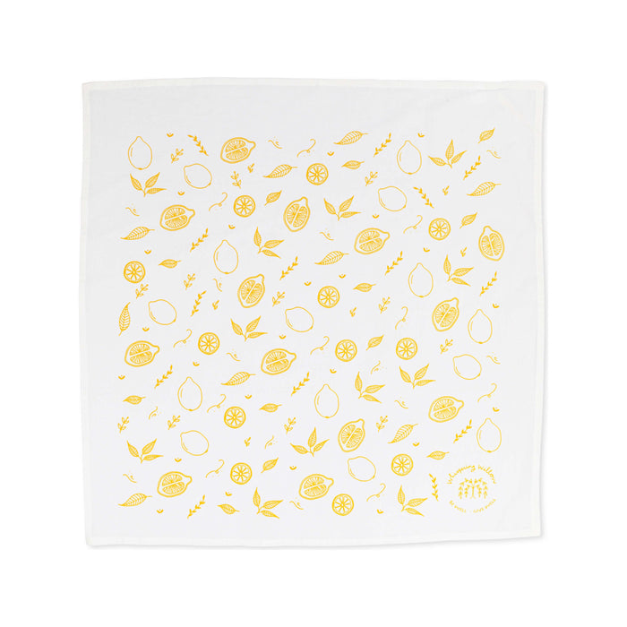 Whispering Willow - Citrus Flour Sack Tea Towel