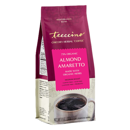 Teeccino Almond Amaretto Chicory Herbal Coffee Herbal Coffee