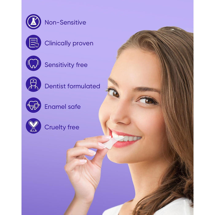 Teeth Whitening Strips with LED Light Kit