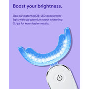 MySmile Teeth Whitening Strips with LED Light Kit Teeth Whitening