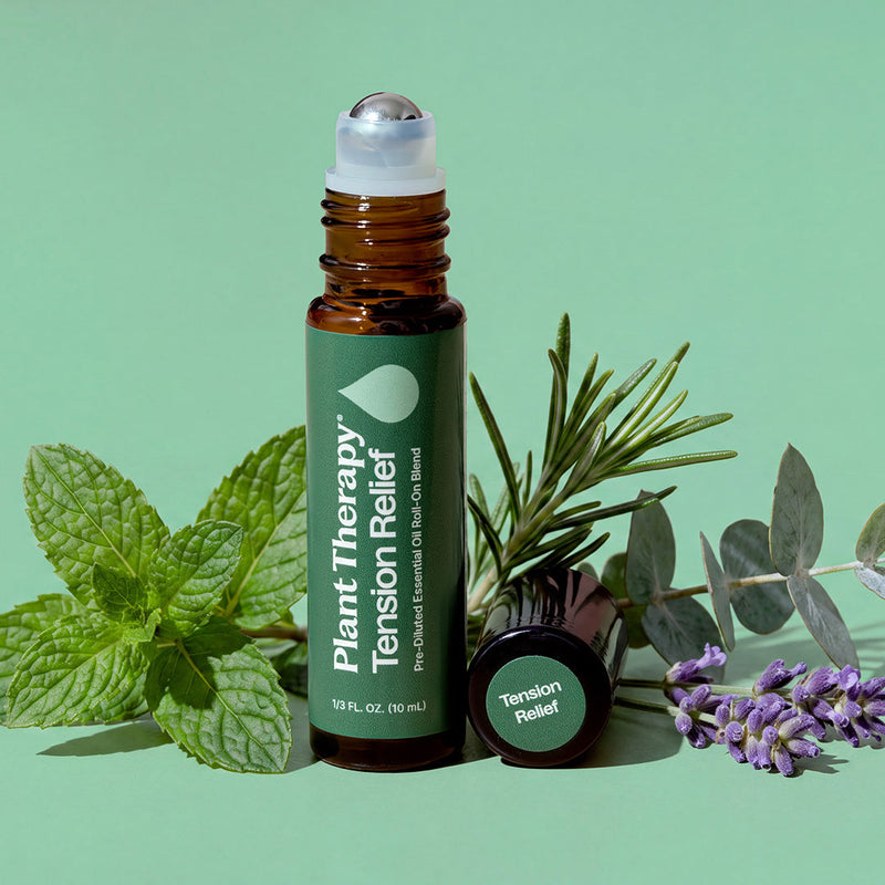 Plant Therapy Tension Relief Essential Oil Blend Essential Oil Dark Sea Green 10 mL,30 mL