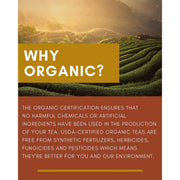 Gardenika Shop Green Rooibos Black Loose Tea, Energizing & Revitalizing Citrus Blend with Lemon Peel and Lemon Myrtle - Medium Caffeine - Organic & Kosher Loose Leaf Tea