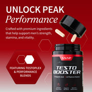 Snap Supplements Ultimate Testo + Nitric Oxide Bundle - Buy 3, Get 2