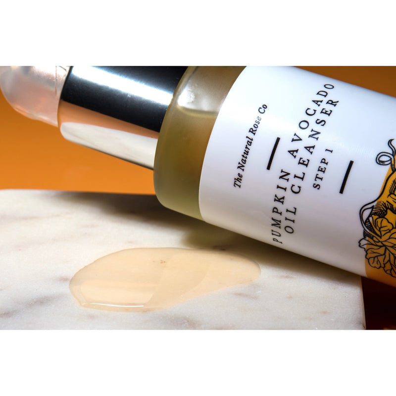 The Natural Rose Pumpkin Avocado Oil Cleanser 4oz Facial Cleansers